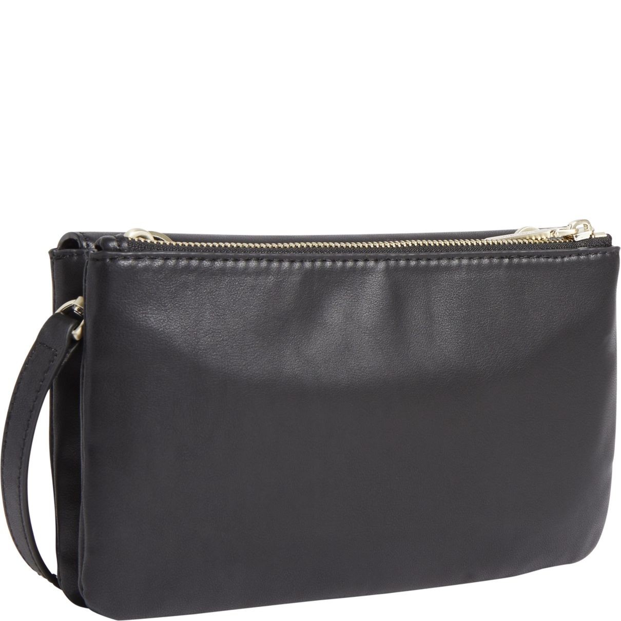 CALVIN KLEIN Rankinė per petį moterims, Juoda, Re-lo double gusett crossbody 2