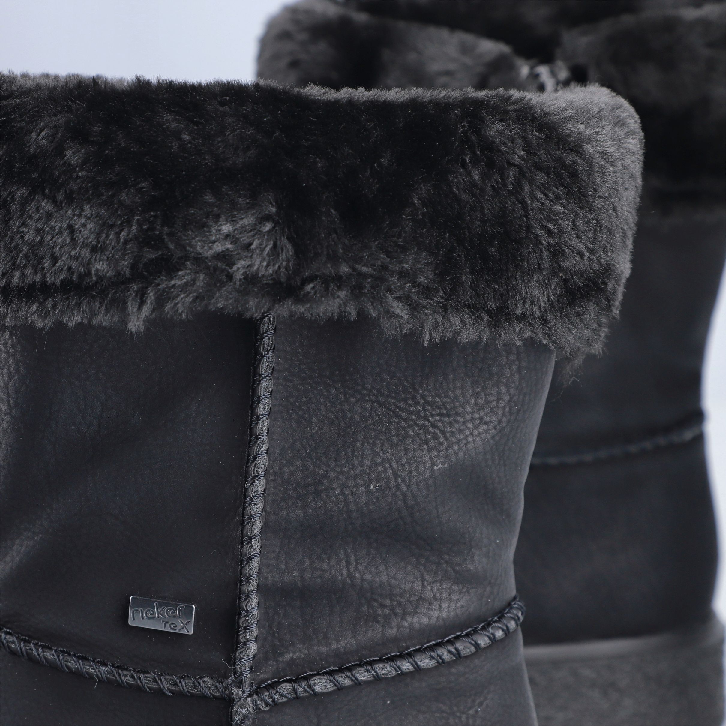 RIEKER Aulinukai moterims, Juoda, Ladies mid height boots 4