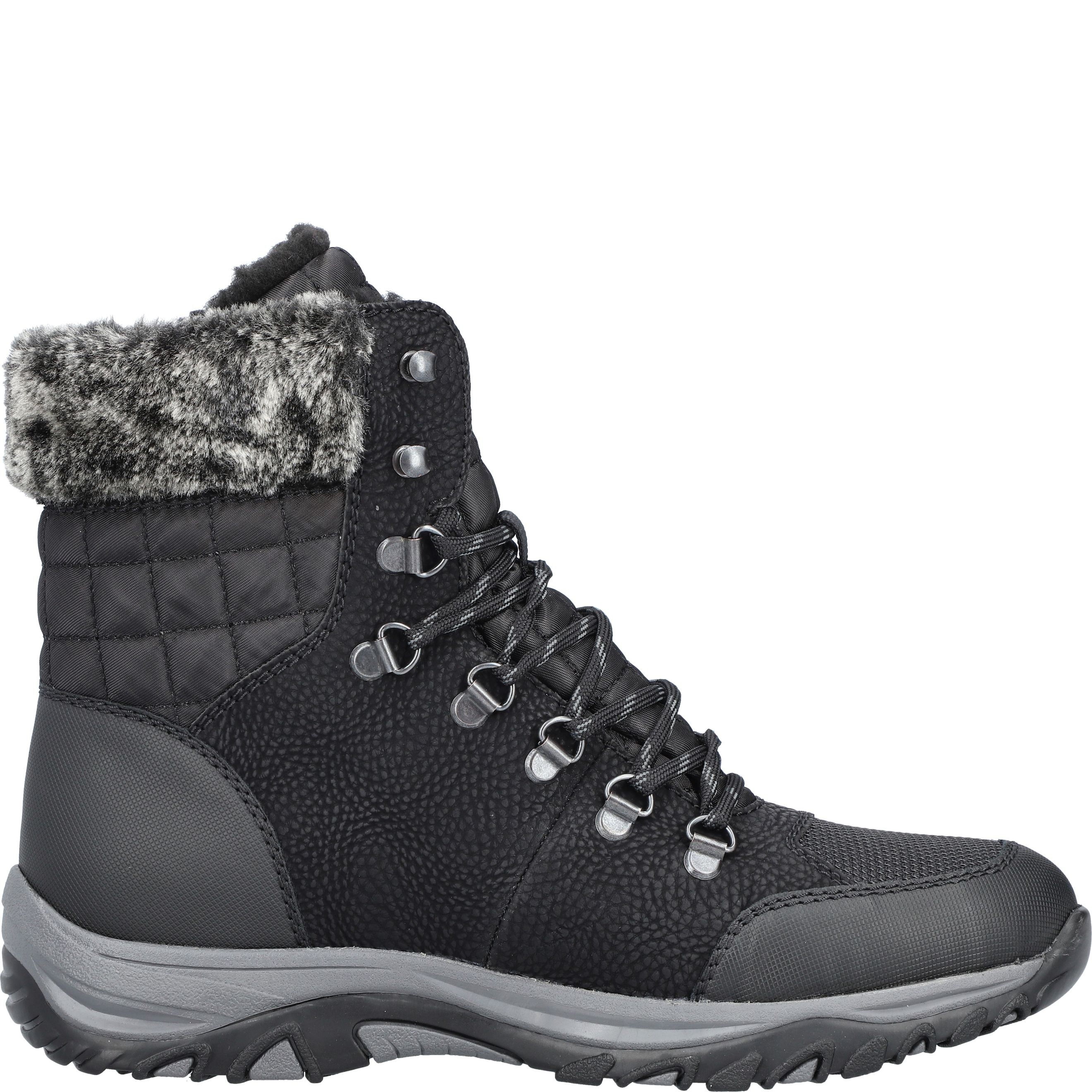 RIEKER Aulinukai moterims, Juoda, BOOTIES 6