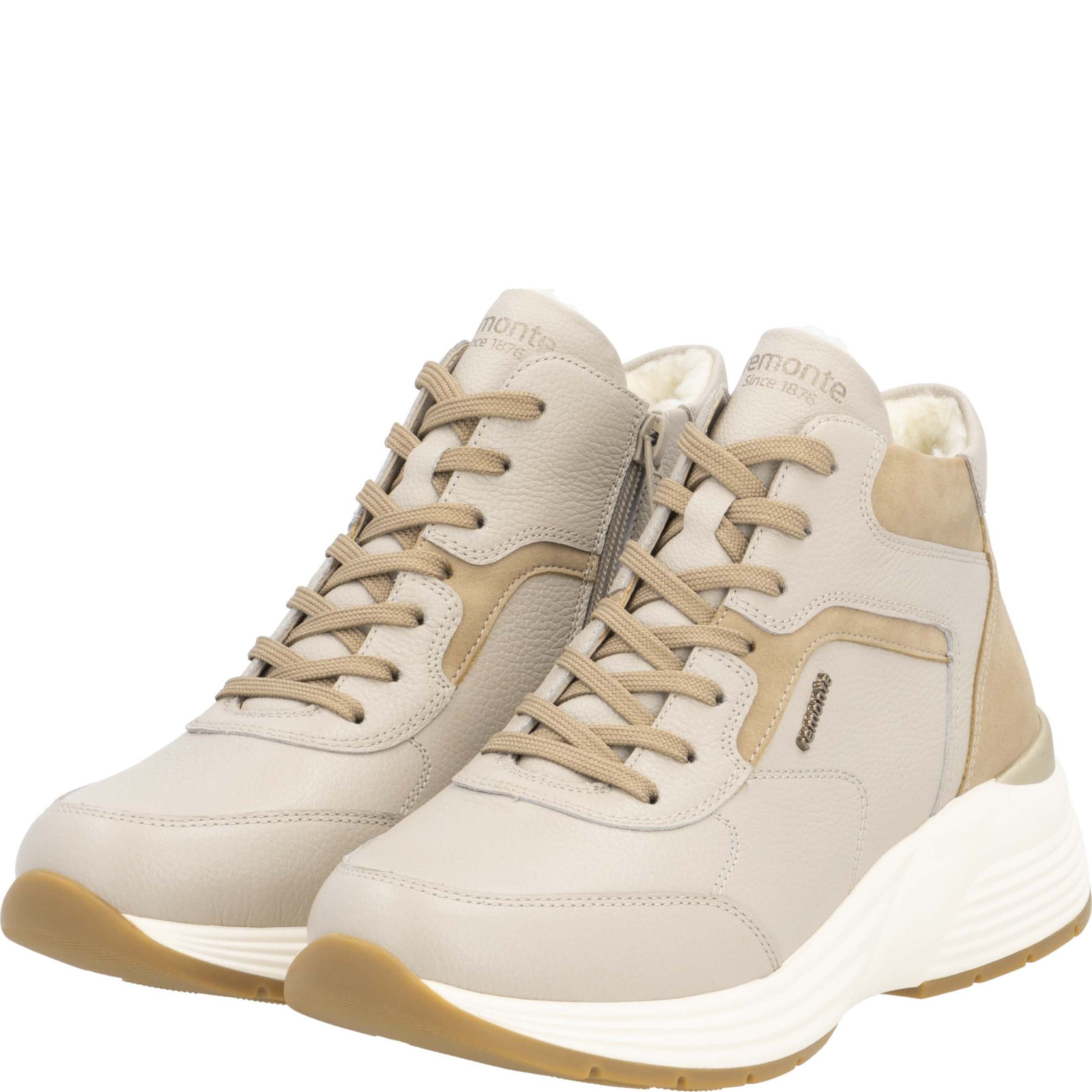 REMONTE Aulinukai moterims, Smėlio, Ladies short boots 10