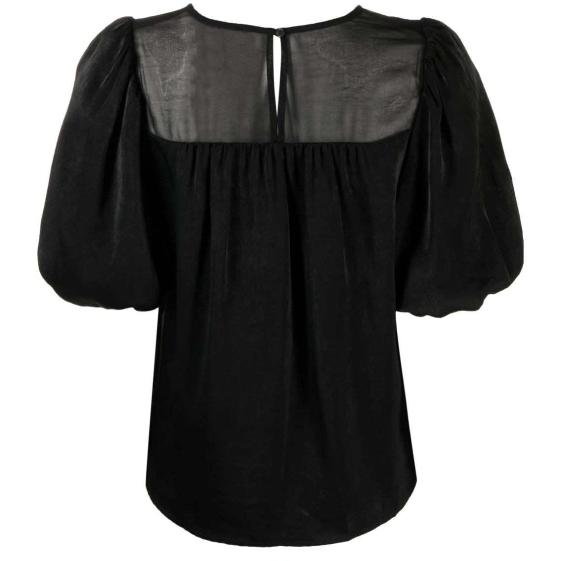 DKNY Palaidinės moterims, Juoda, Mix media satin blouse 2
