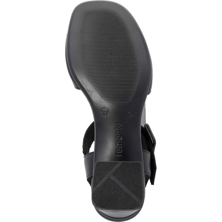 REMONTE Basutės moterims, Juoda, Sandals 8