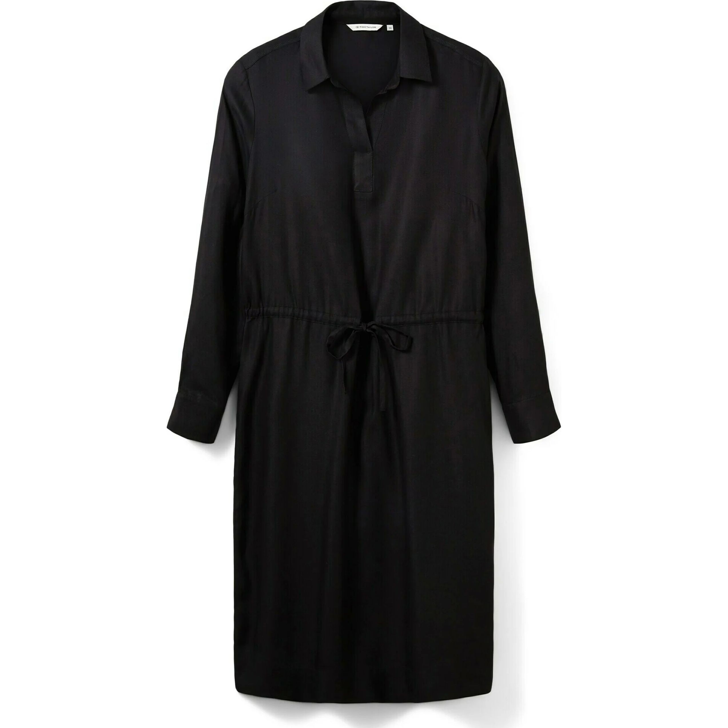 TOM TAILOR Midi suknelė moterims, Juoda, Suknelė 1