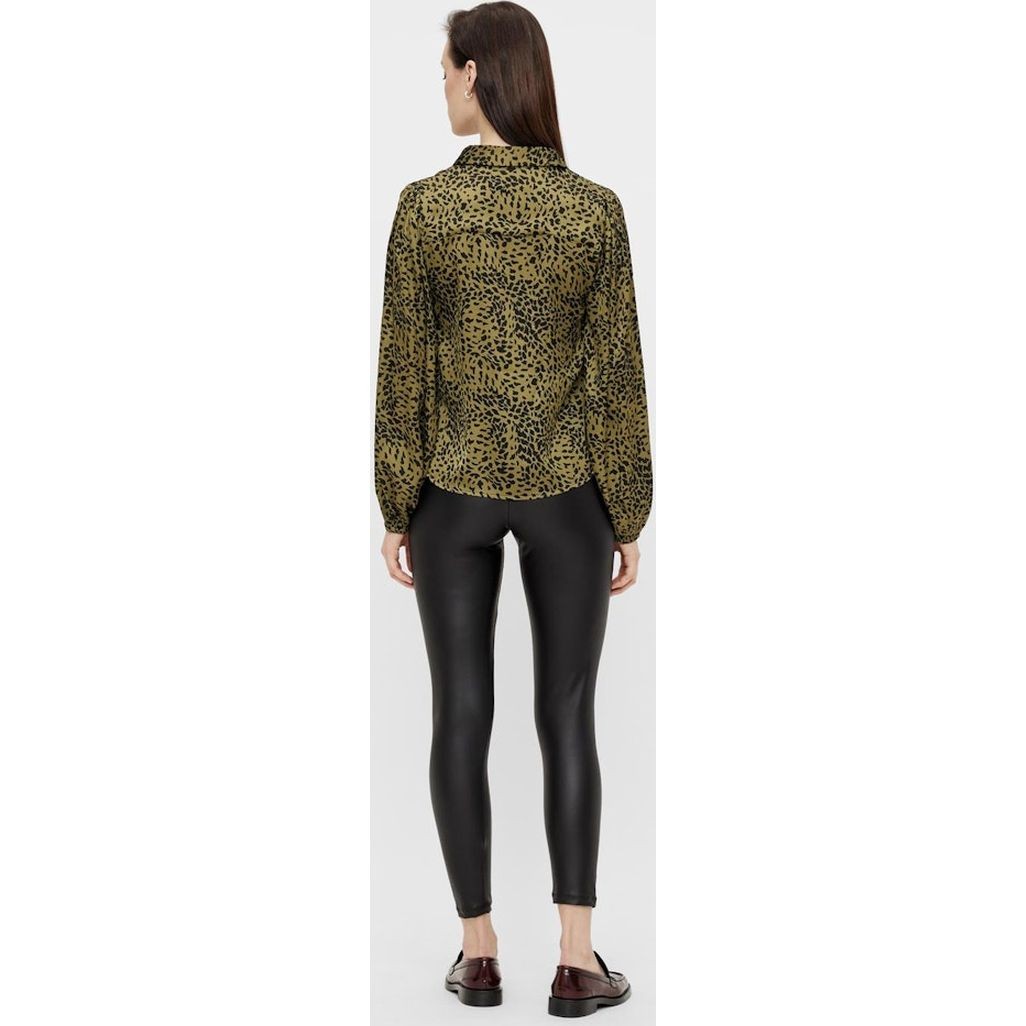 PIECES Kelnės moterims, Juoda, PCAMINDA HW LEGGINGS 4