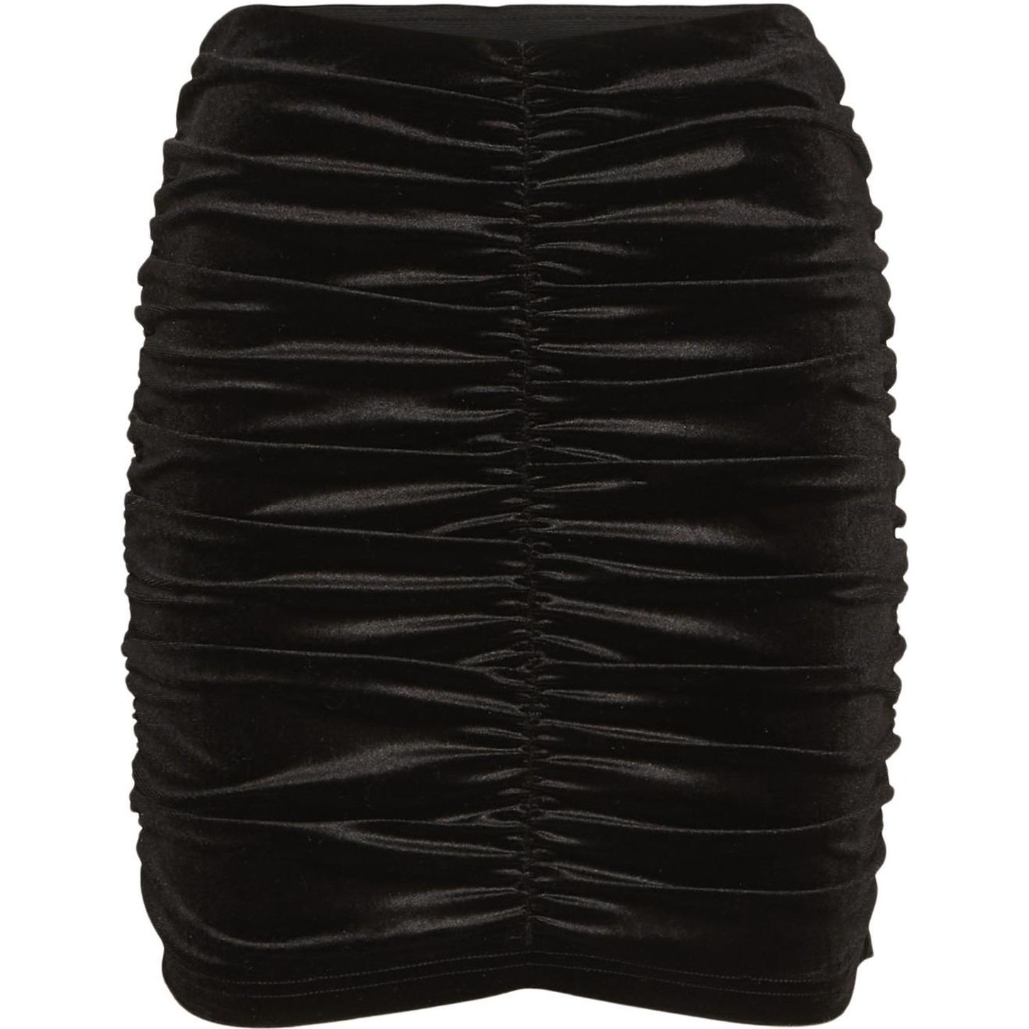 NOISY MAY Mini sijonas moterims, Juoda, NMALMA HW ROUCHING VE 2