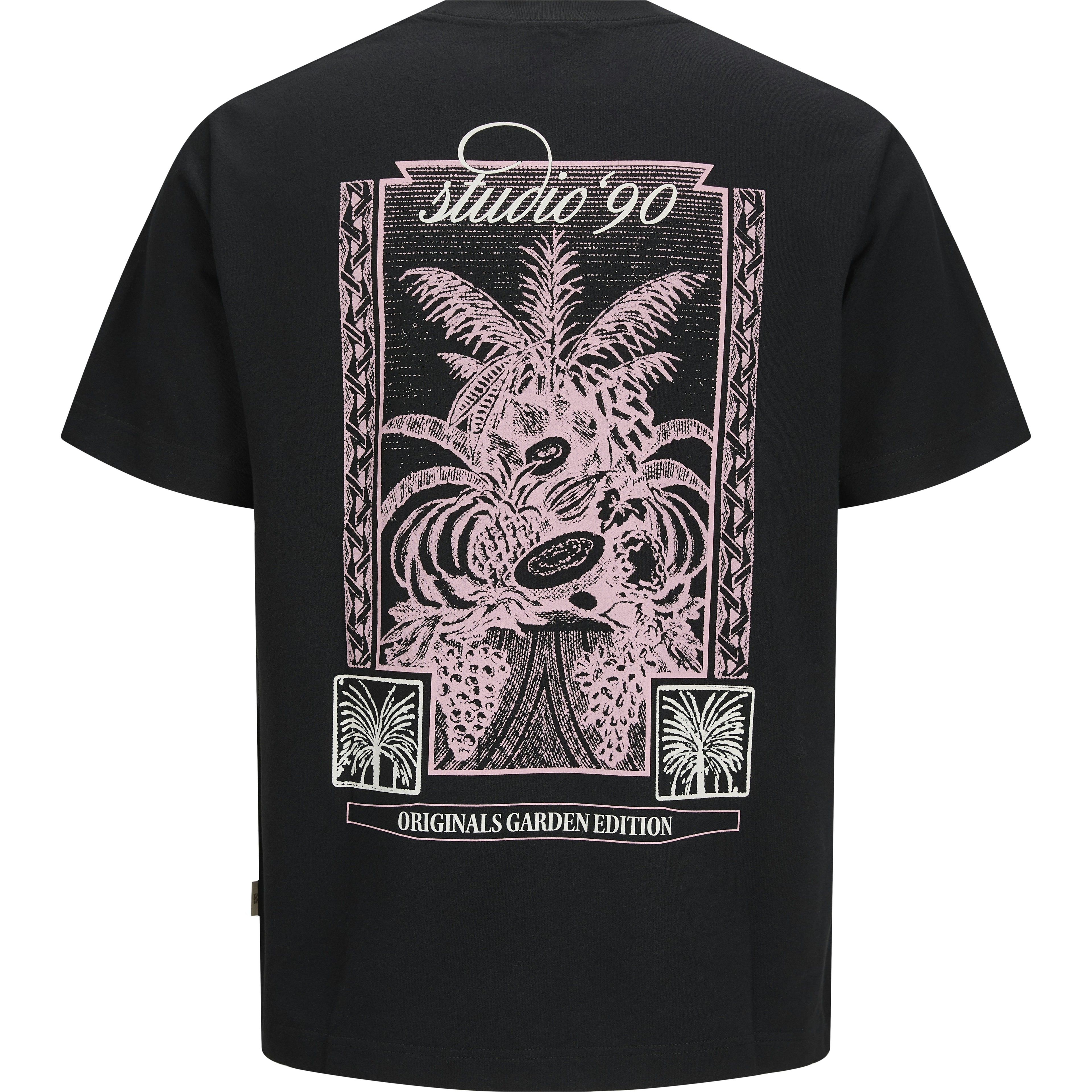 JACK & JONES Marškinėliai vyrams, Juoda, Hydra back tee 2