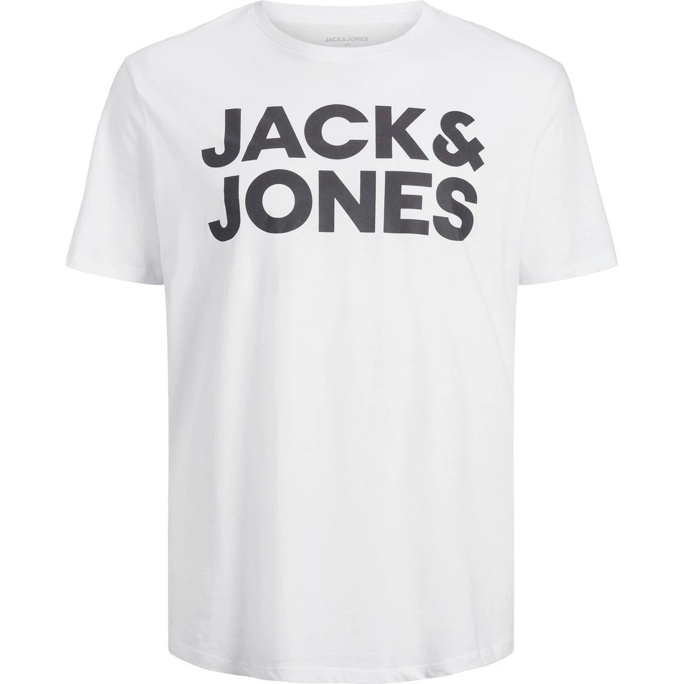 JACK & JONES Marškinėliai trump. rankovėmis vyrams, Balta, Maikė 1