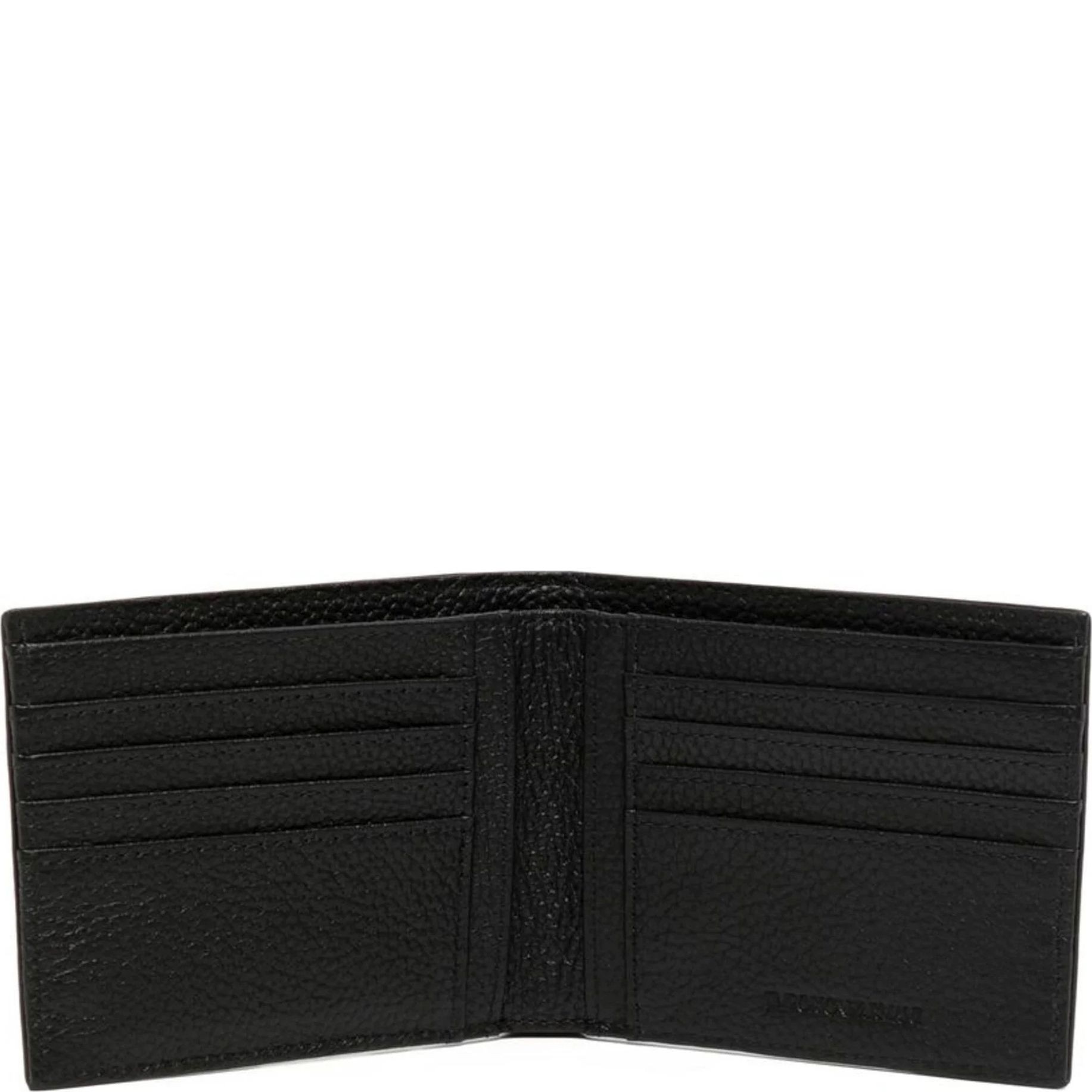 EMPORIO ARMANI Piniginė vyrams, Juoda, Wallet 3