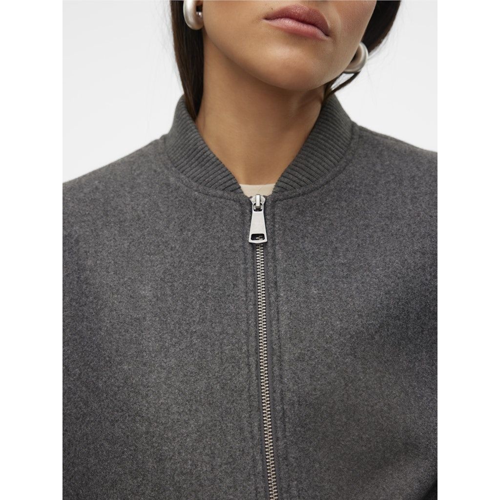 VERO MODA Bomberis moterims, Pilka, Popbella short jacket 6