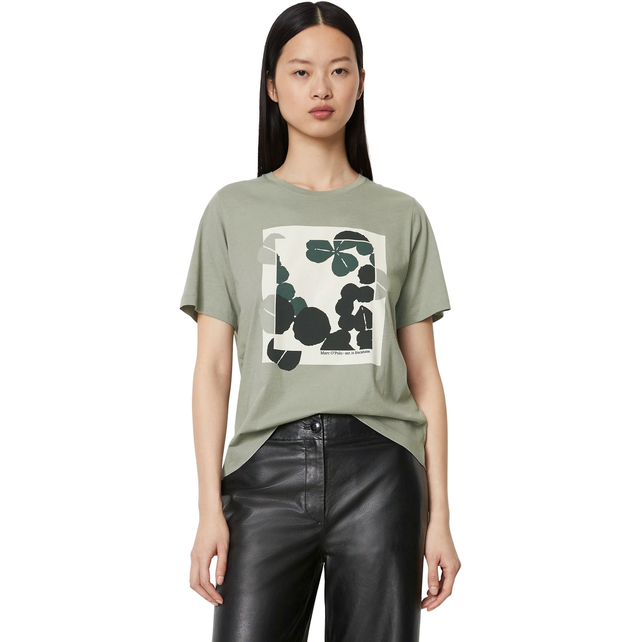 MARC O'POLO Marškinėliai moterims, Žalia 2