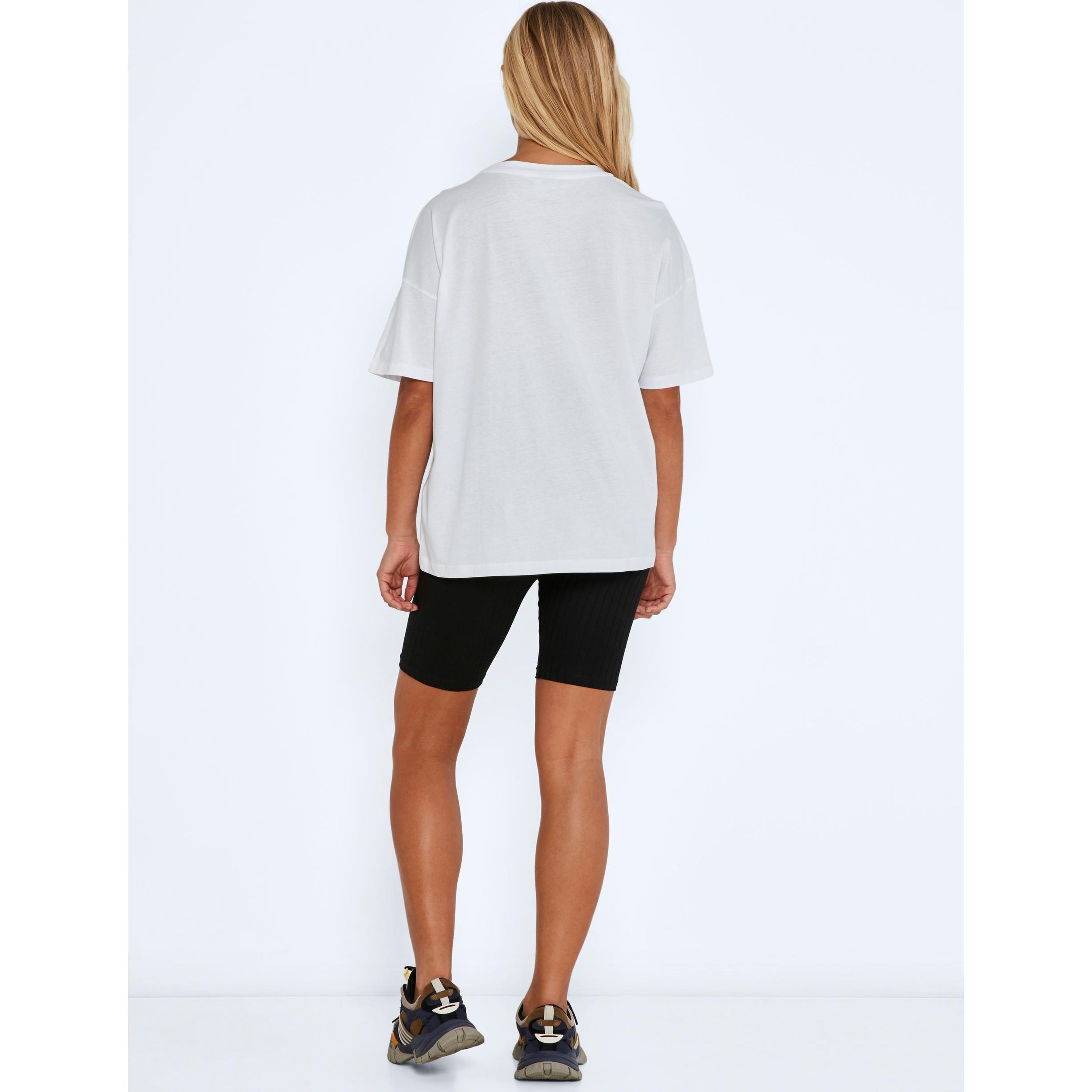 NOISY MAY Marškinėliai moterims, Balta, NMIDA S/S IRON MAIDEN 6