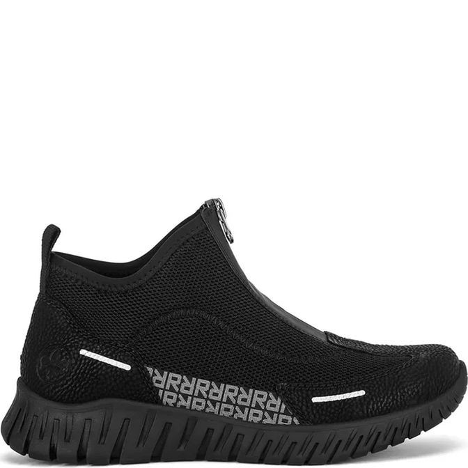 RIEKER Laisvalaikio bateliai moterims, Juoda, Ladies short boots 2
