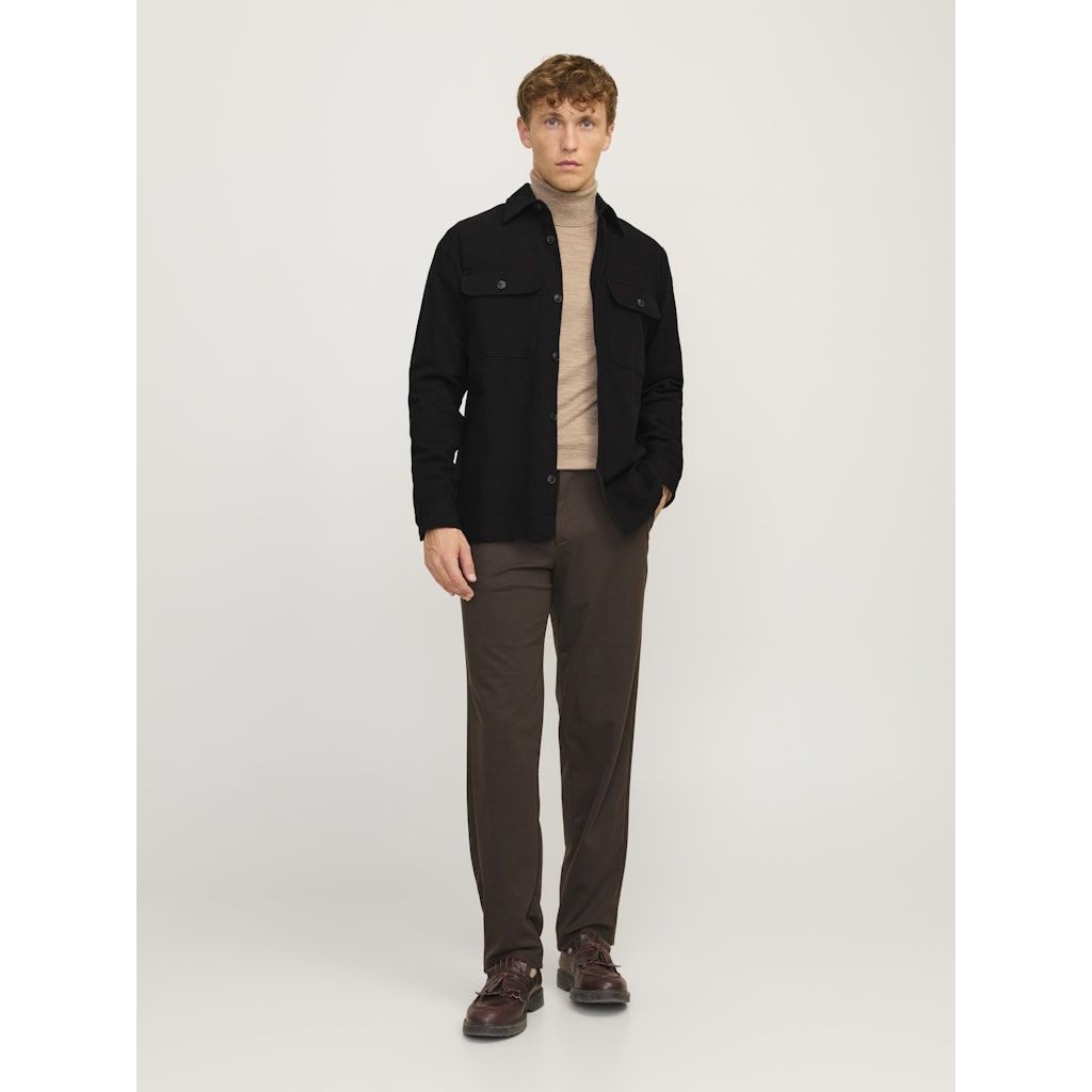 JACK & JONES Lengva striukė vyrams, Ruda, Raymond melange solid 5