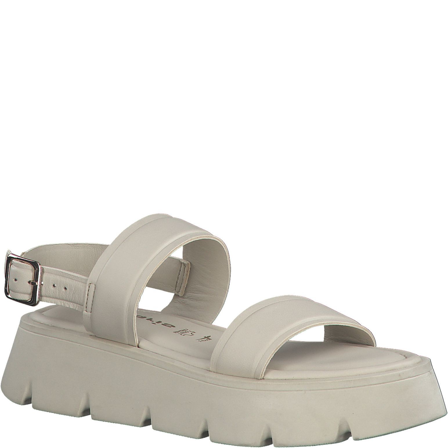 TAMARIS Basutės moterims, Smėlio, SANDALS 1