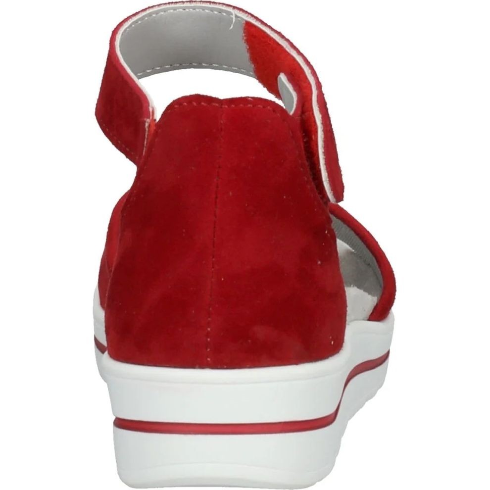 BAMA Basutės moterims, Raudona, SANDALS 3