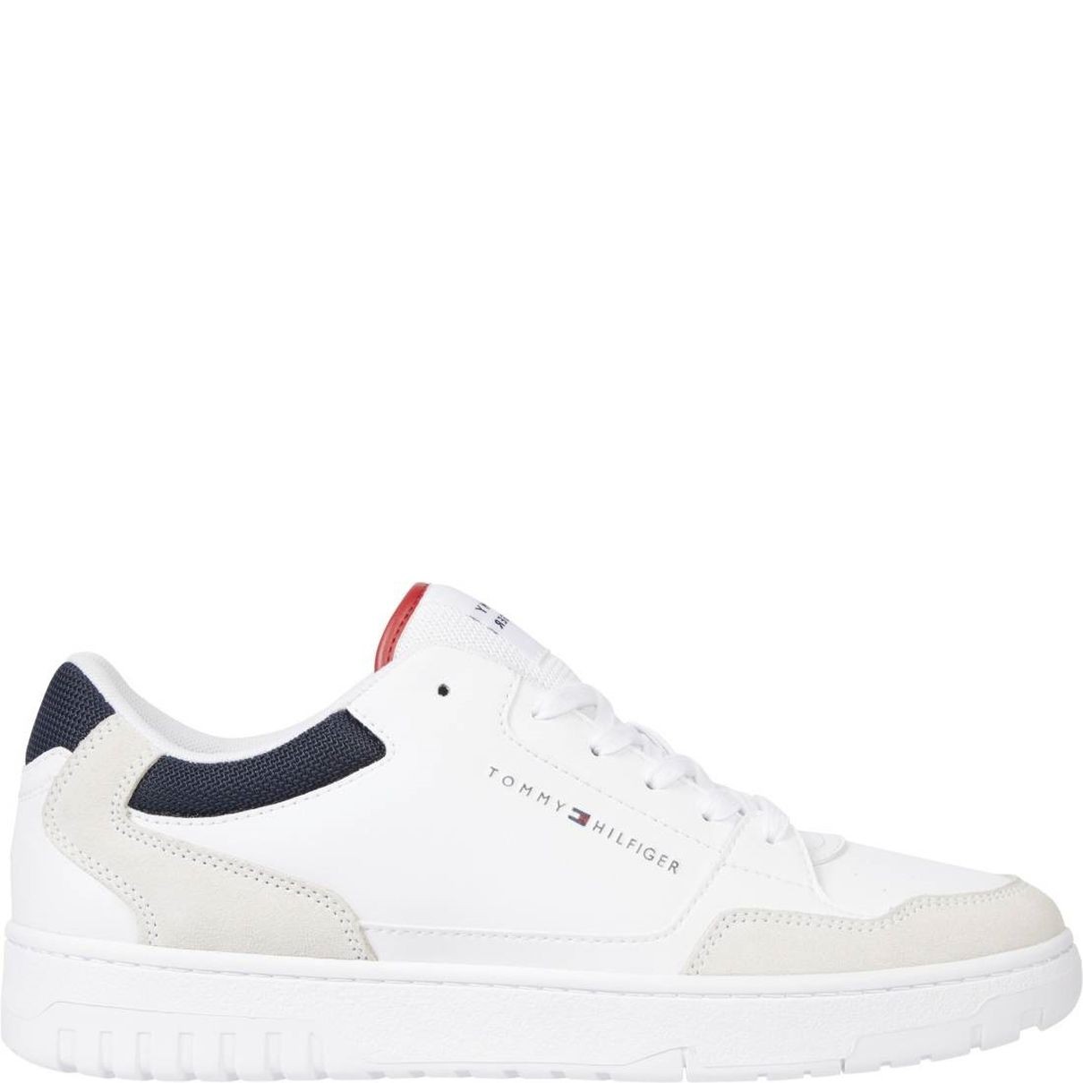TOMMY HILFIGER Laisvalaikio bateliai vyrams, Balta, Basket core mix 2