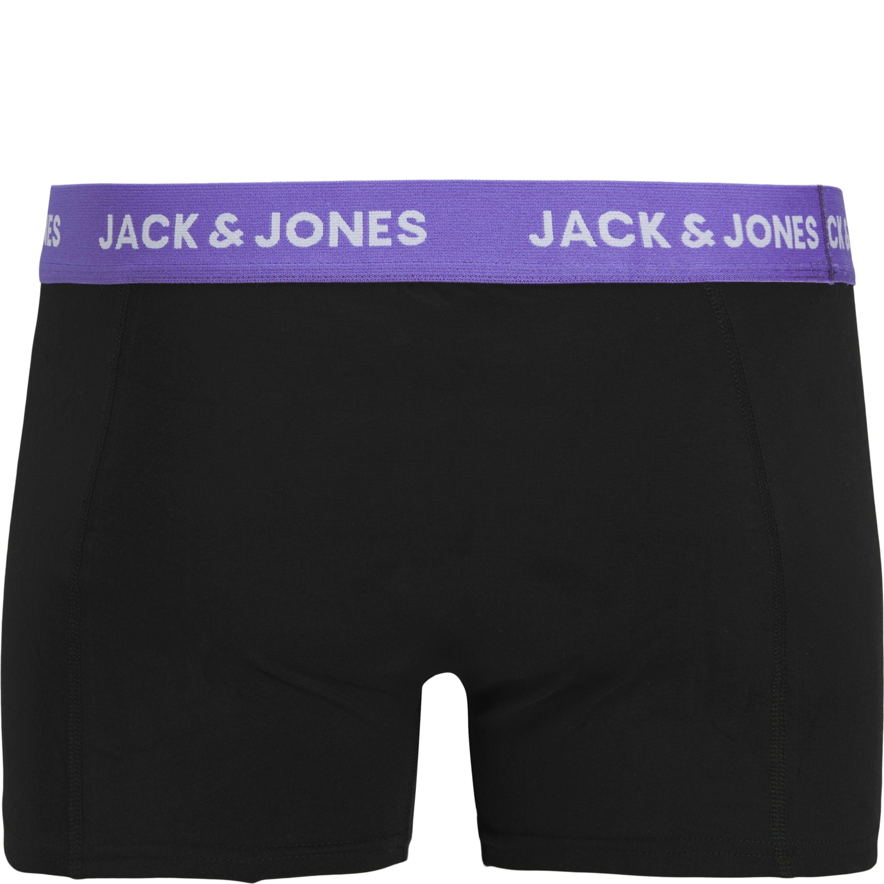 JACK & JONES Ilginti apatiniai vyrams, Juoda, Axel solid trunks 2
