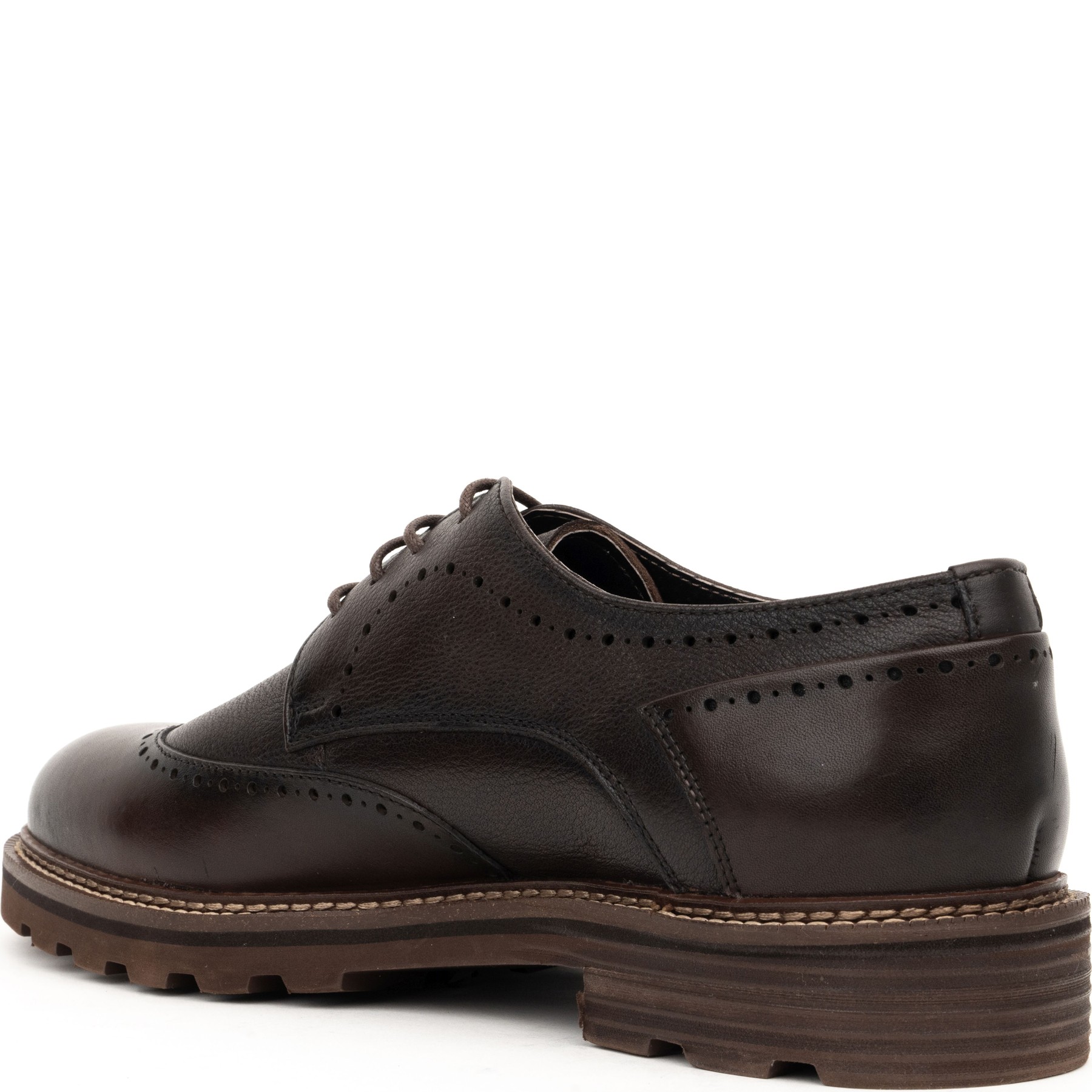 SERGIO MORETTI Klasikiniai batai vyrams, Ruda, Formal 3