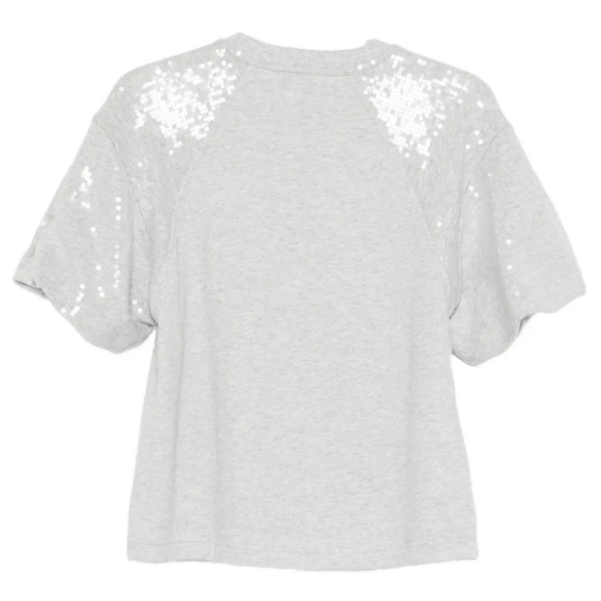 DKNY Palaidinės moterims, Sidabrinė, Sequins puff sleeves 2