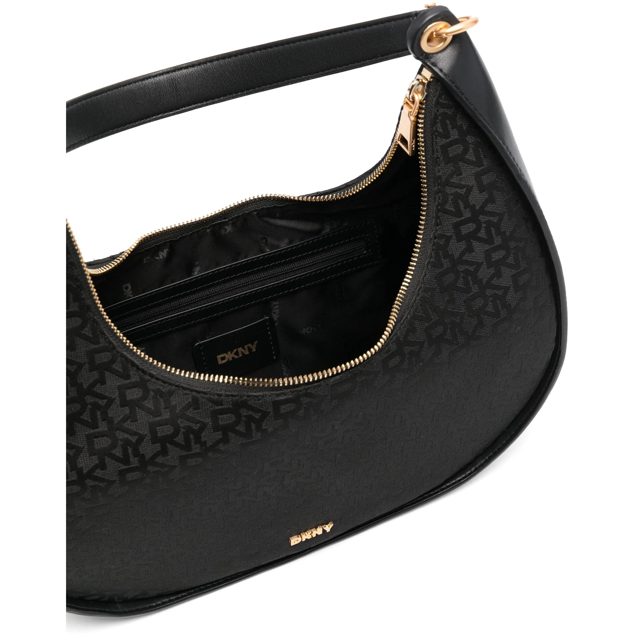 DKNY Pirkinių krepšys moterims, Juoda, Abby lg hobo, dknyr44cfi48-g8y 4