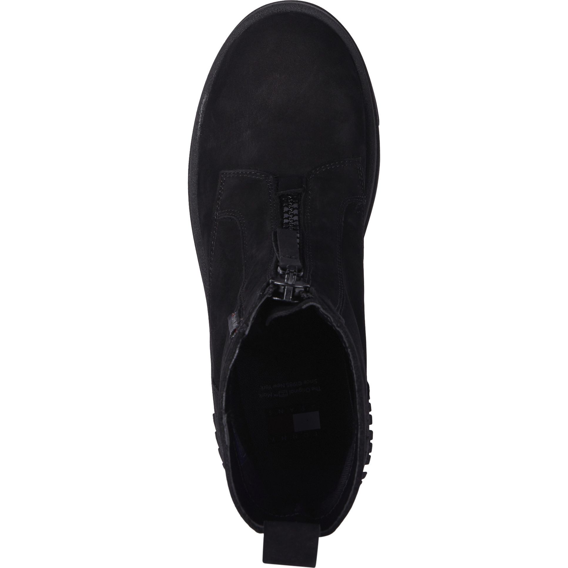 TOMMY JEANS Aulinukai moterims, Juoda, Zip up flatform boot 3