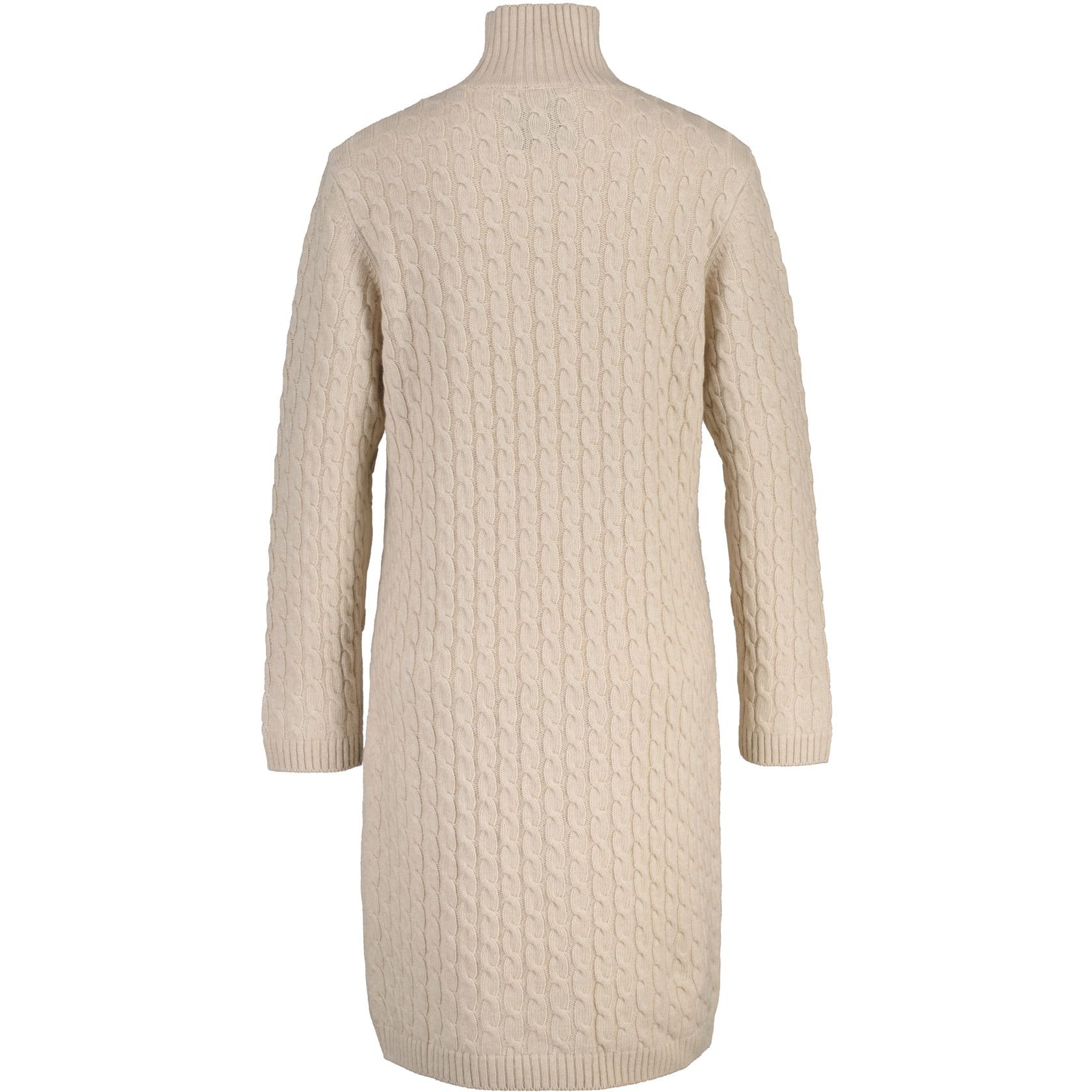 GANT Midi suknelė moterims, Smėlio, cable knit dress 2