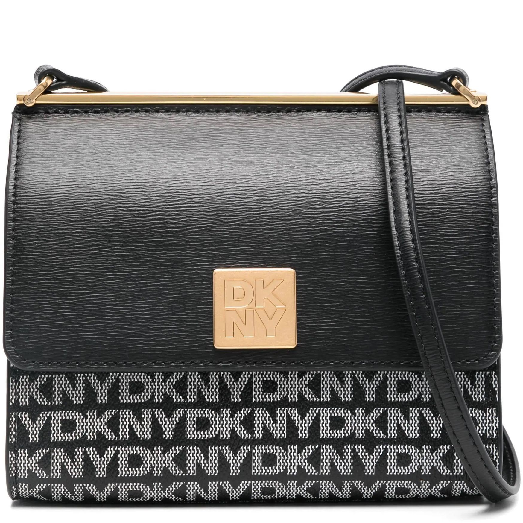 DKNY Rankinė per petį moterims, Juoda, Mona flap crossbody 1