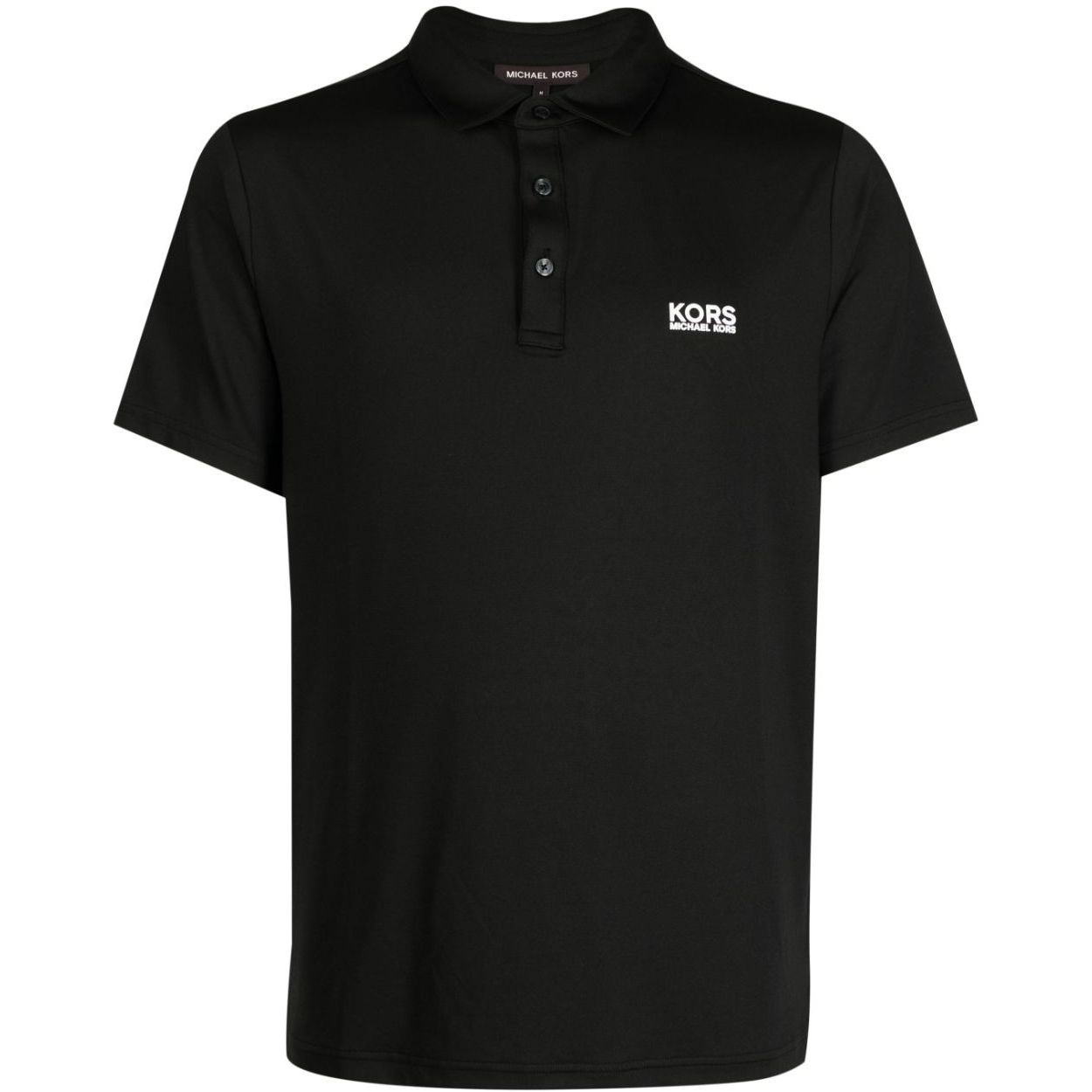 MICHAEL KORS Polo marškiniai trumpos rank. vyrams, Juoda, Golf chest logo polo