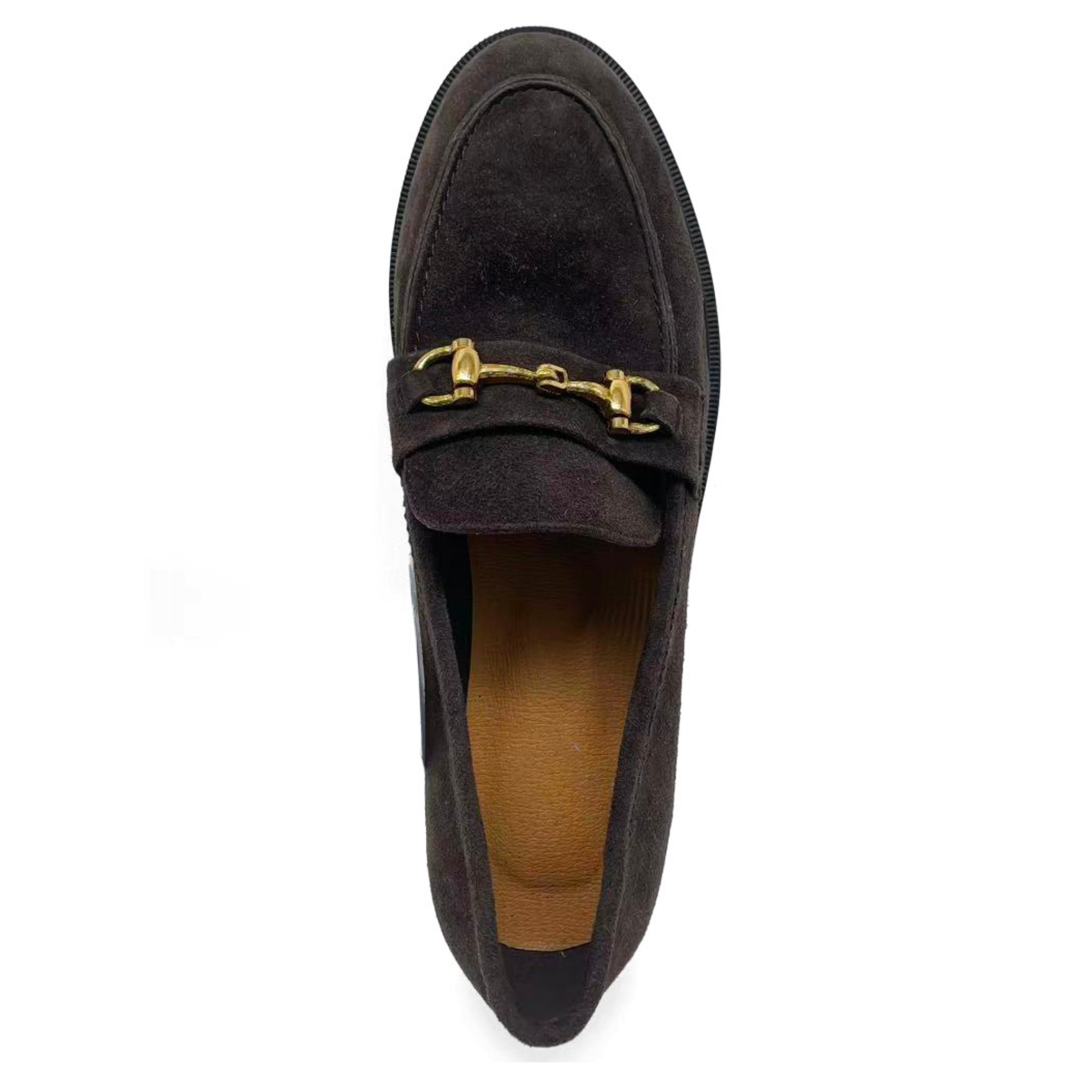 LA CONTE Loaferiai moterims, Ruda, Loafers 3