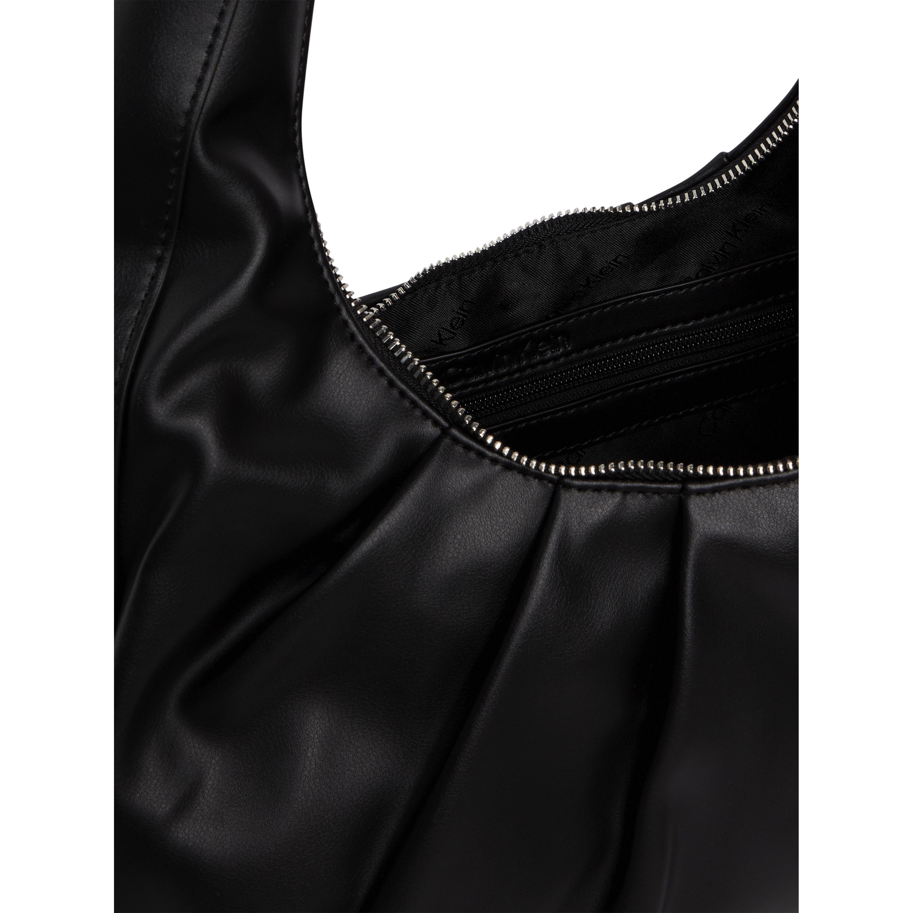 CALVIN KLEIN Rankinė per petį moterims, Juoda, Soft shoulder bag 3