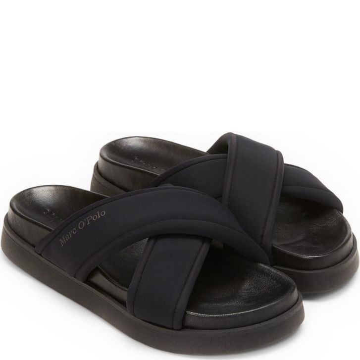 MARC O'POLO Šlepetės moterims, Juoda 1