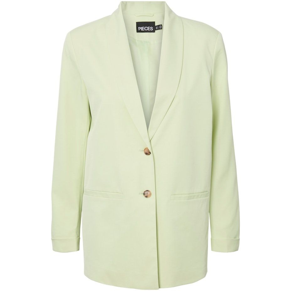 PIECES Švarkas moterims, Žalia, PCSIZE LS LOOSE BLAZE 1