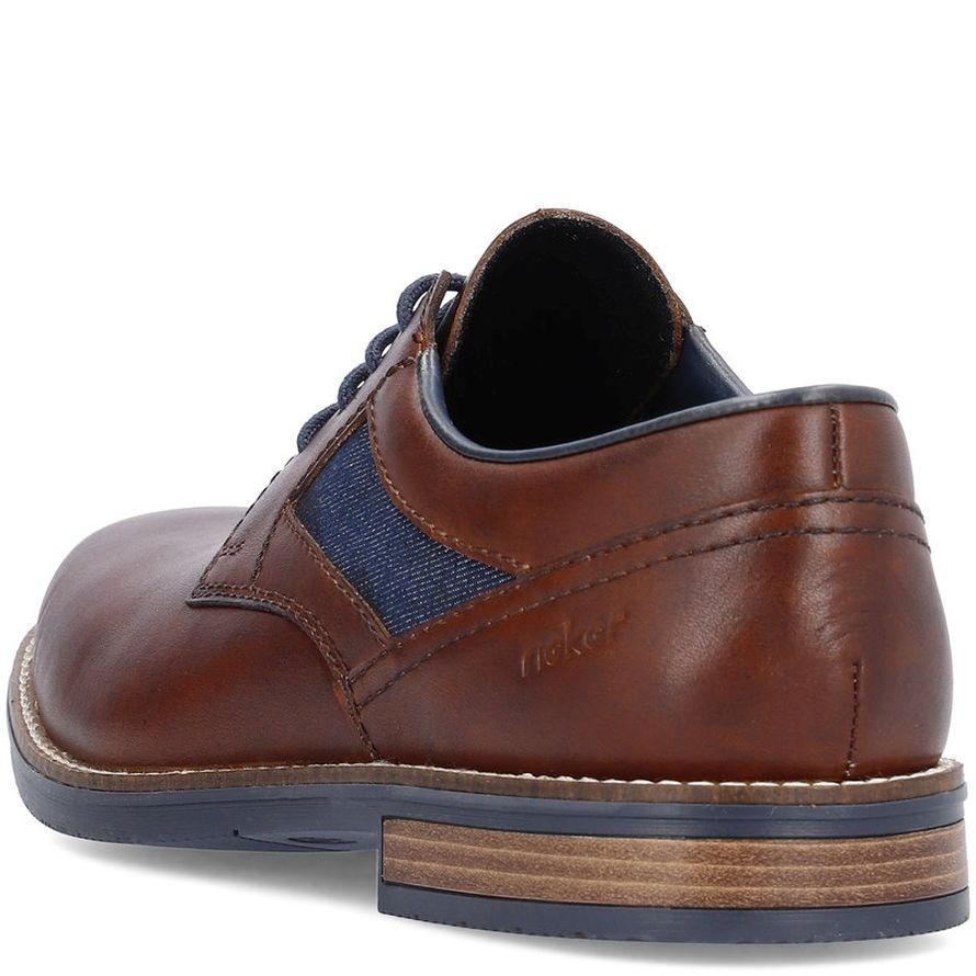 RIEKER Klasikiniai batai vyrams, Ruda, FORMAL 5