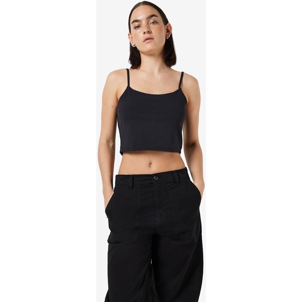 NOISY MAY Palaidinės moterims, Juoda, NMTERESA CROPPED S/L 6