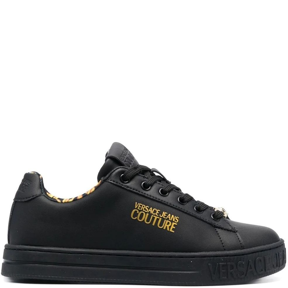 VERSACE JEANS CUTURE Bateliai - moterims, Juoda, Fondo court shoes 2