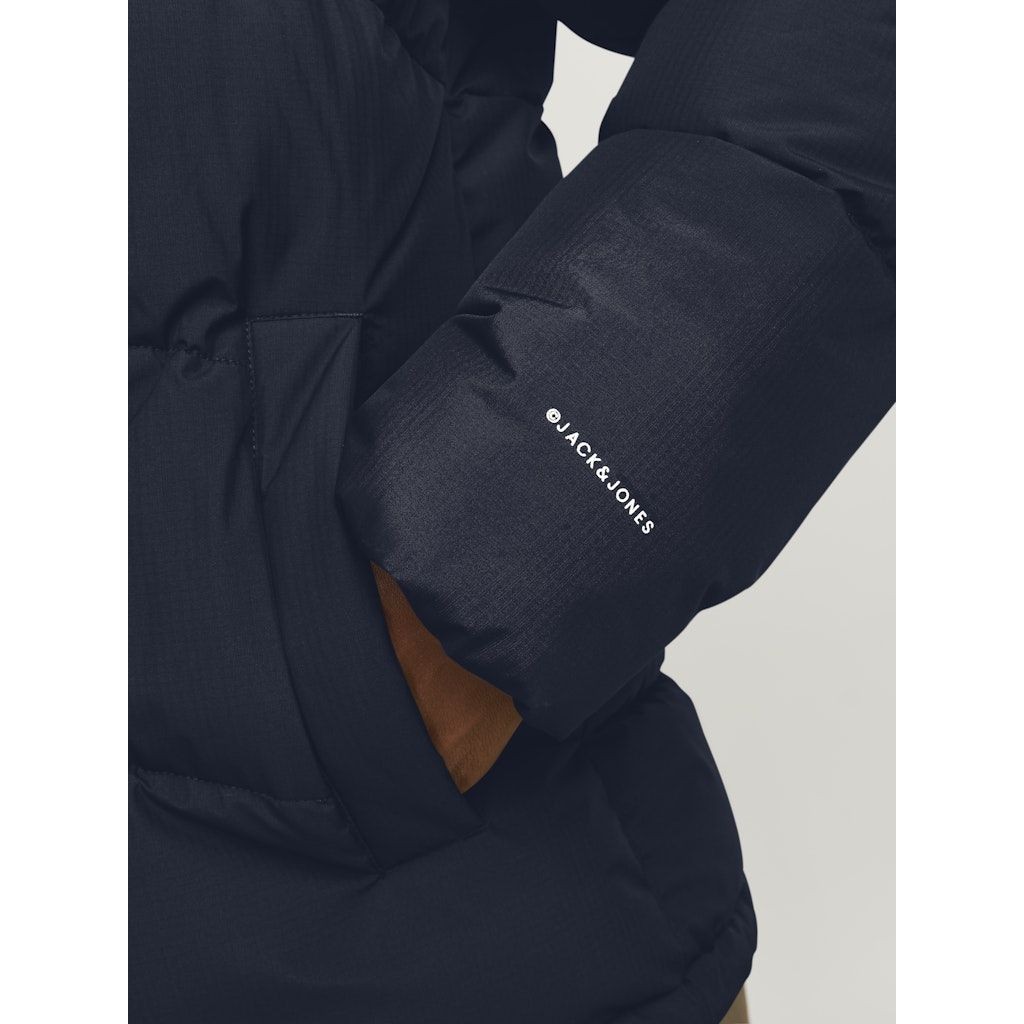 JACK & JONES Pūkinė striukė vyrams, Mėlyna, World puffer jacket 2