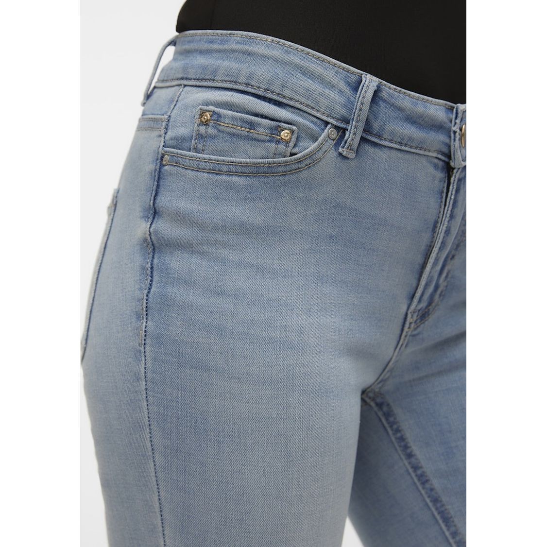 VERO MODA Aptempti džinsai moterims, Mėlyna, Vmflash skinny 6