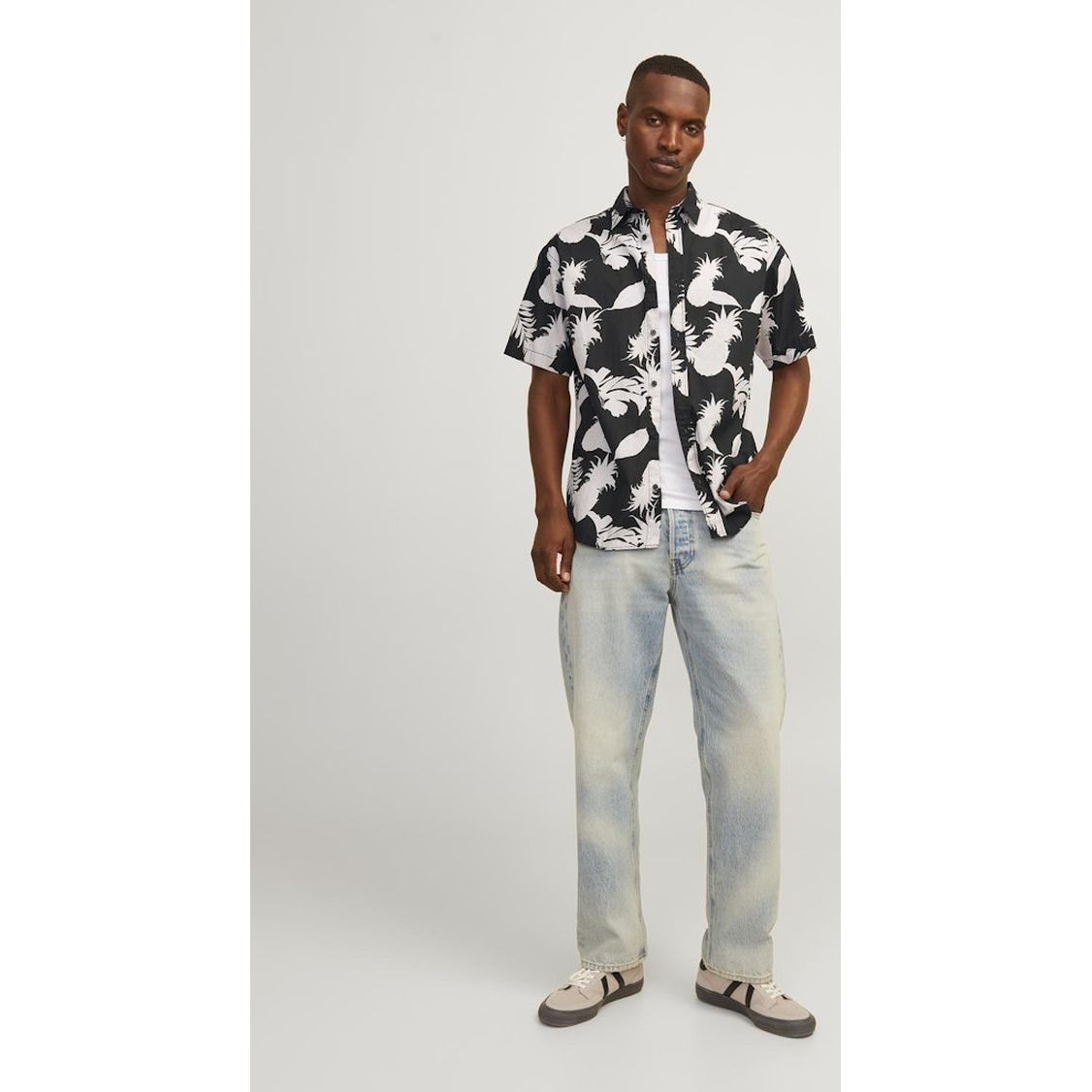 JACK & JONES Marškiniai vyrams, Ruda, Jorjoshua shirts 4