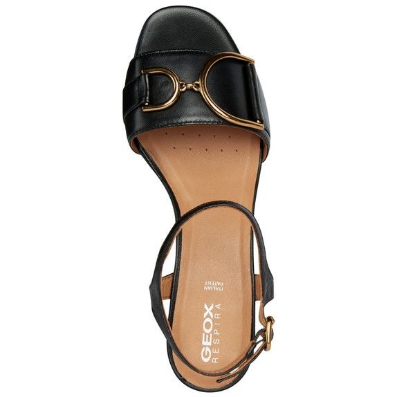 GEOX Basutės moterims, Juoda, NEW ERAKLIA 50 SANDALS 3