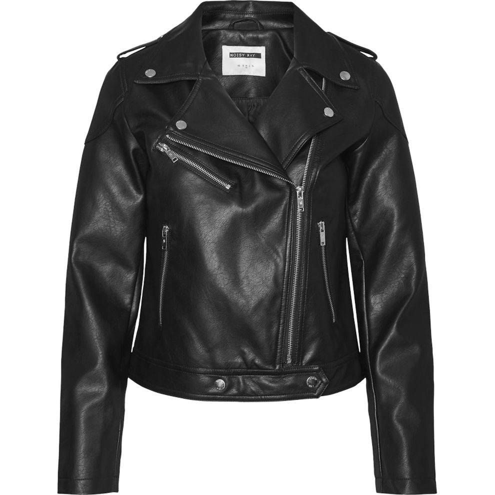 NOISY MAY Striukė moterims, Juoda, NMROLLO L/S JACKET N 1