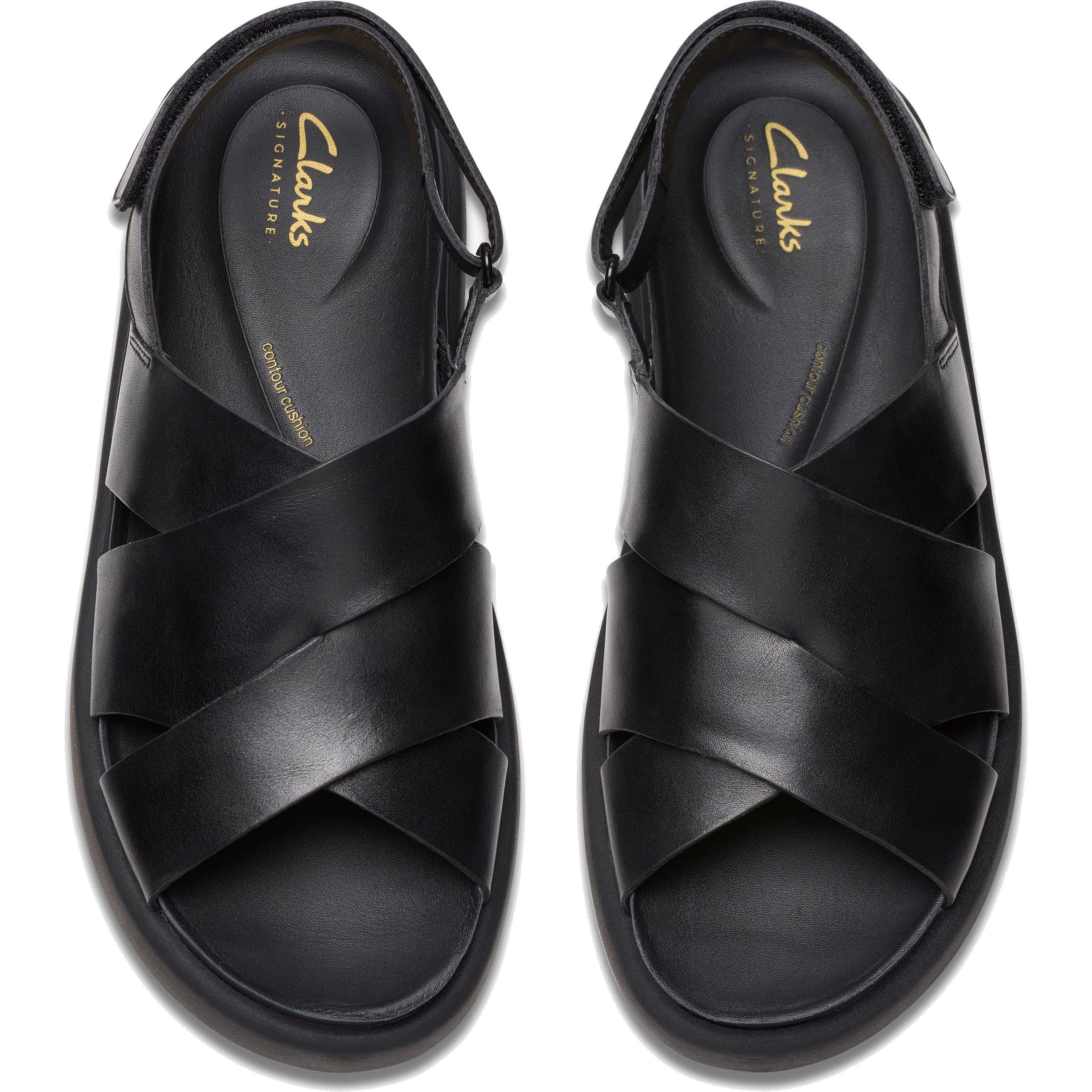 CLARKS Basutės moterims, Juoda, Aristella sun sandals 4