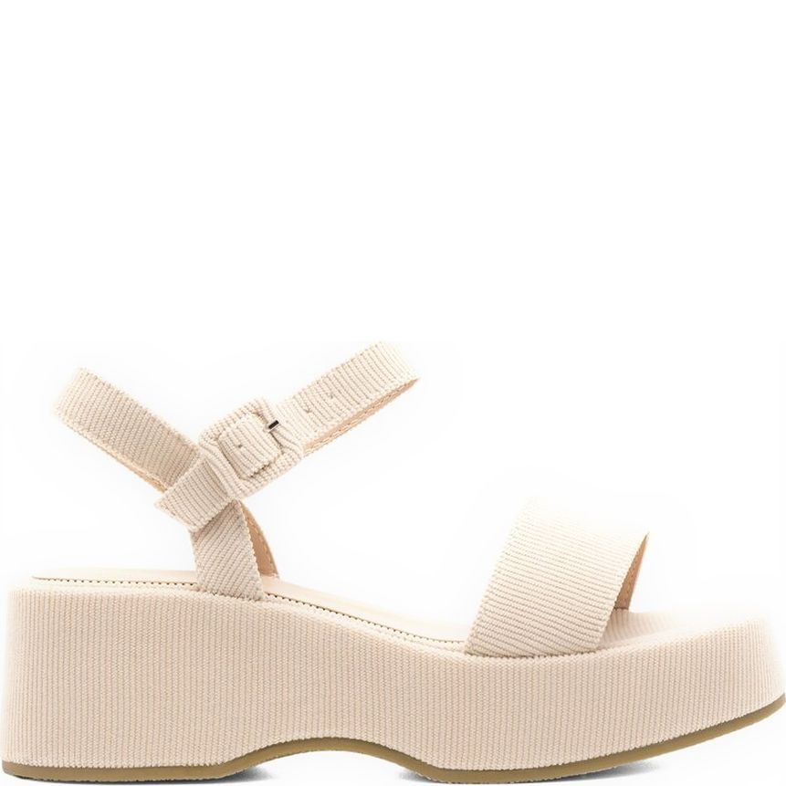 DEEZEE Basutės moterims, Smėlio, SANDALS 2