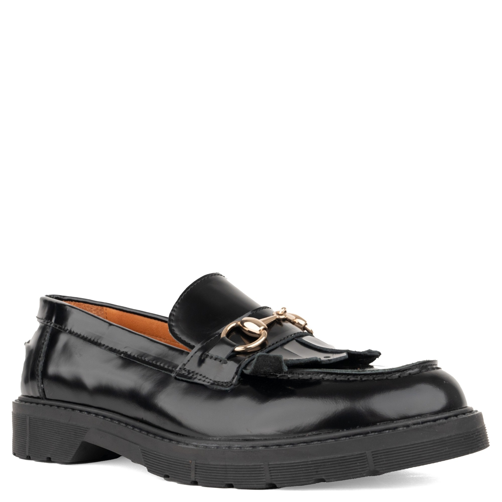 SERGIO MORETTI Loaferiai moterims, Juoda, Loafers 1