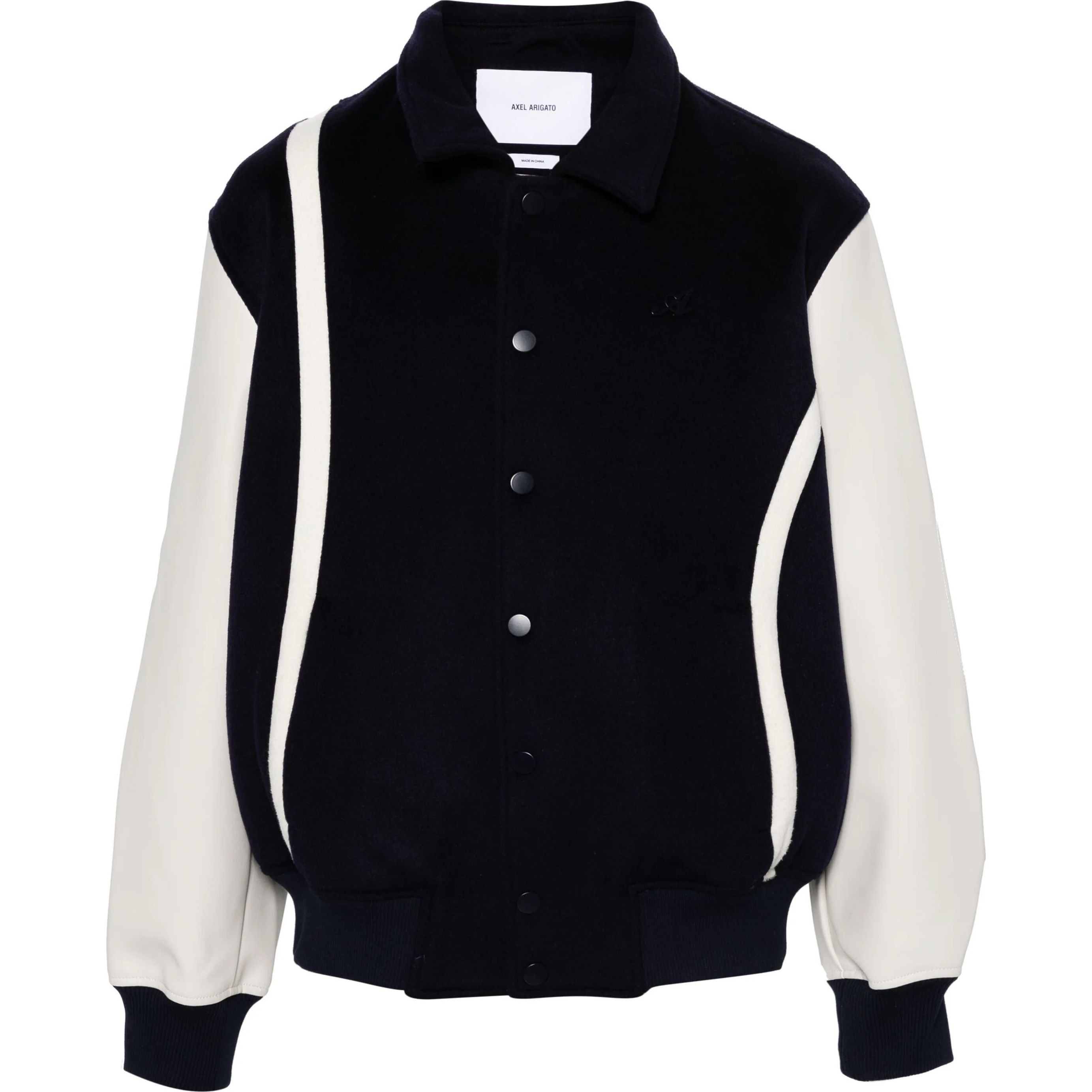 AXEL ARIGATO Lengva striukė vyrams, Mėlyna, Bay varsity jacket