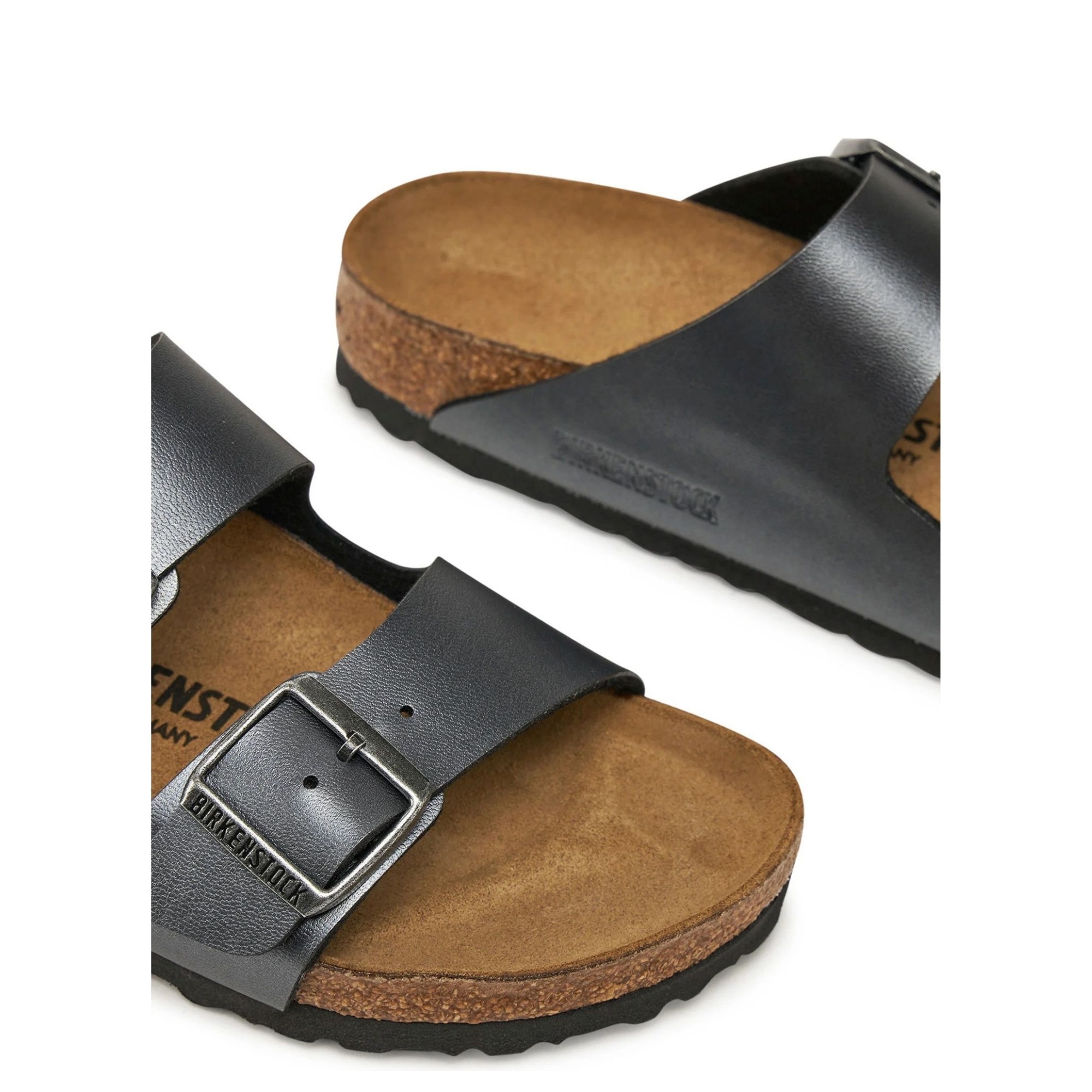 BIRKENSTOCK Šlepetės moterims, Juoda, Arizona BF slippers 5