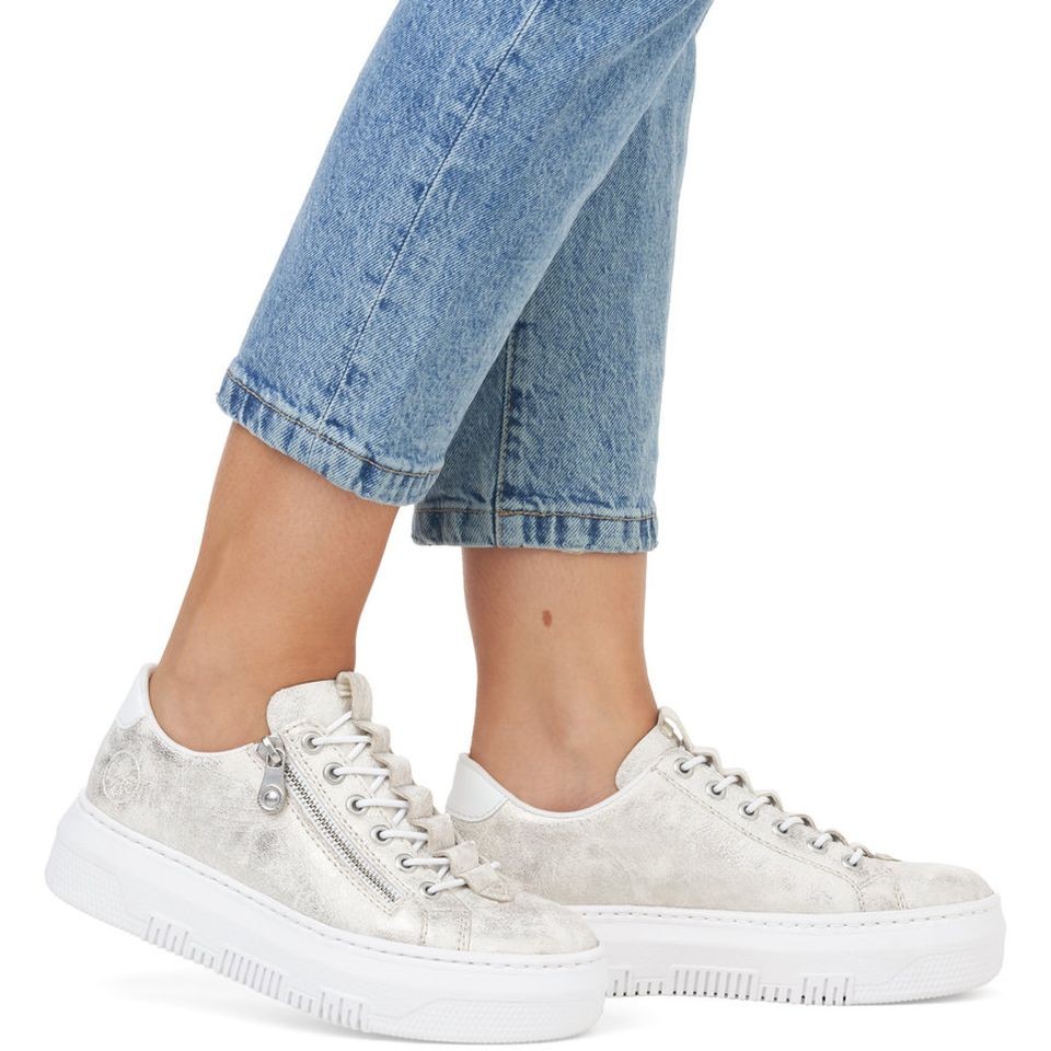 RIEKER Laisvalaikio bateliai moterims, Balta, LEISURE 2