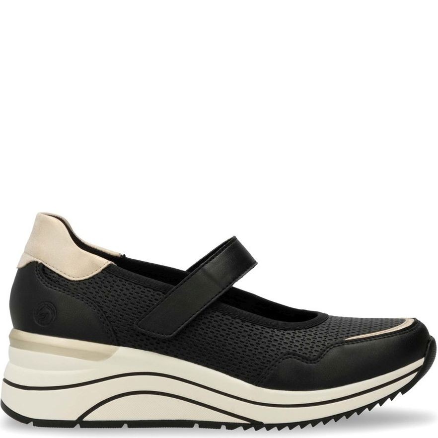 REMONTE Balerinos moterims, Juoda, Ballerina with strap 2