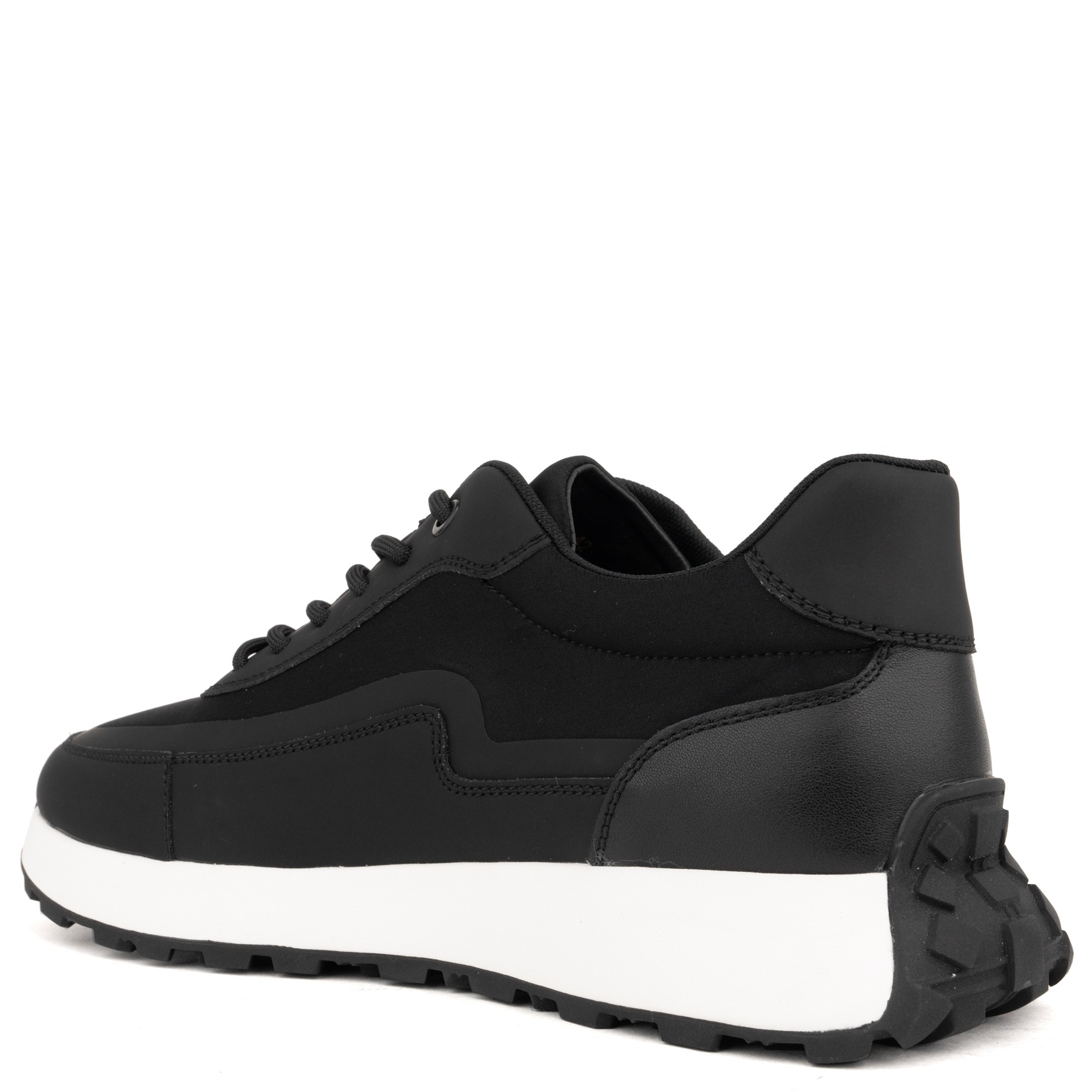 SERGIO MORETTI Laisvalaikio bateliai vyrams, Juoda, Leisure 3