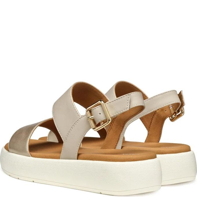 GEOX Basutės moterims, Auksinė, Camalei sandals 3