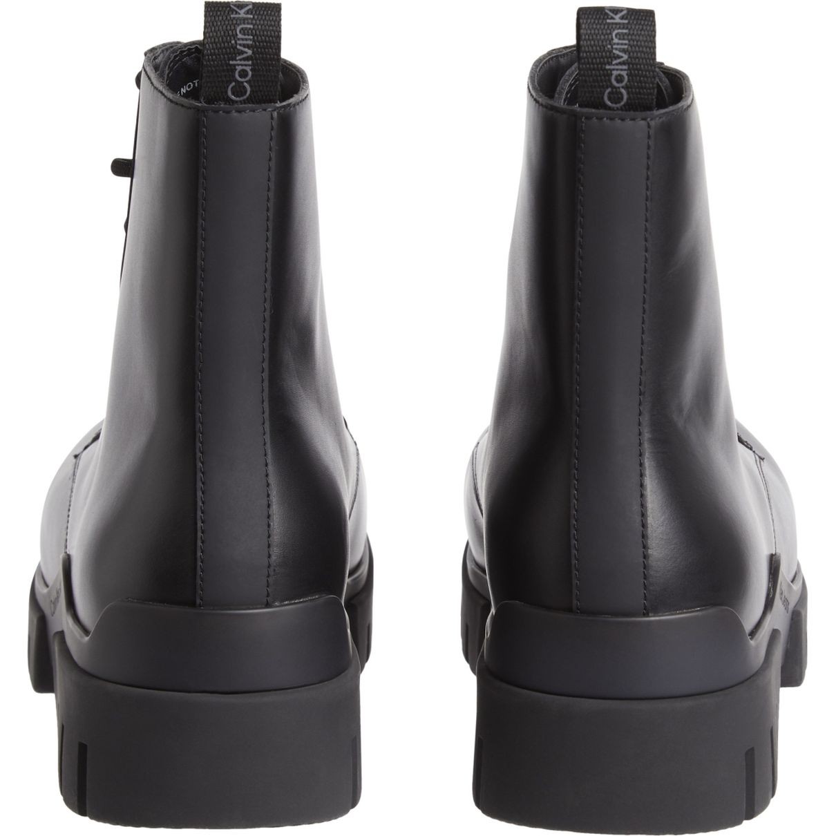 CALVIN KLEIN JEANS Aulinukai vyrams, Juoda, Combat laceup booties 4